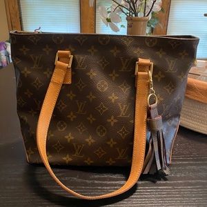 Auth LOUIS VUITTON Cabas Piano DU0092 Shoulder Bag